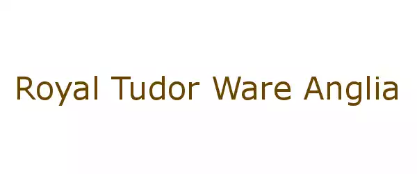 Producent Royal Tudor Ware Anglia