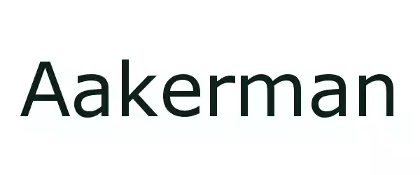 Producent Aakerman