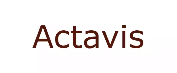 Producent Actavis