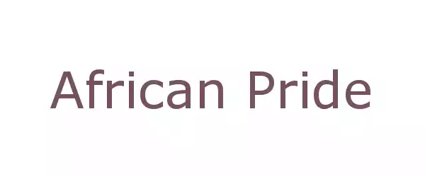 Producent African Pride