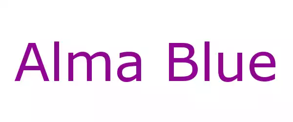 Producent Alma Blue
