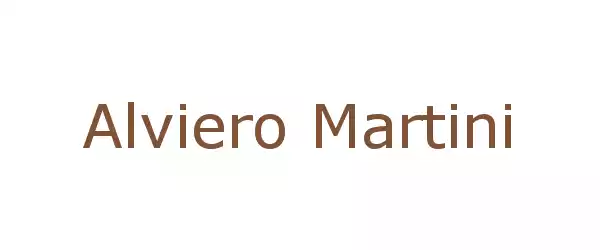 Producent Alviero Martini