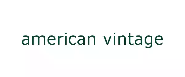 Producent american vintage