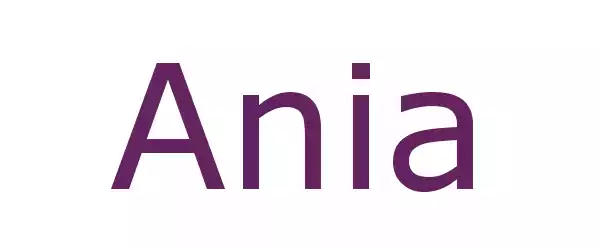 Producent Ania