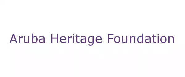 Producent Aruba Heritage Foundation
