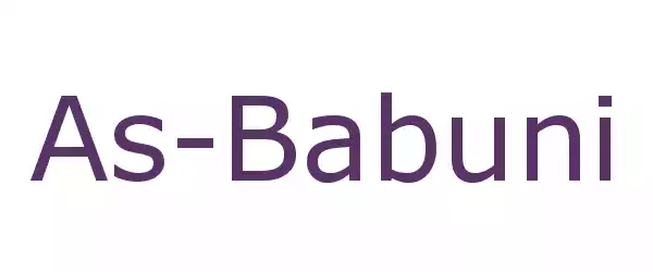 Producent As-Babuni