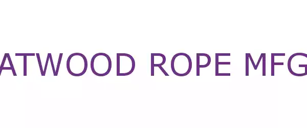 Producent ATWOOD ROPE MFG
