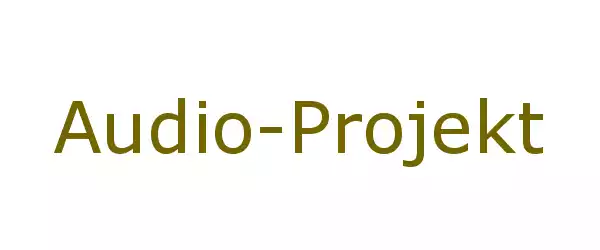 Producent Audio-Projekt