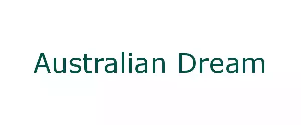 Producent Australian Dream