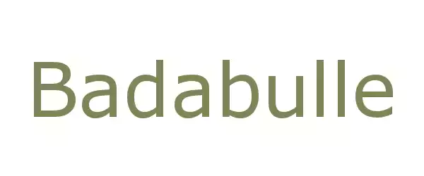 Producent Badabulle