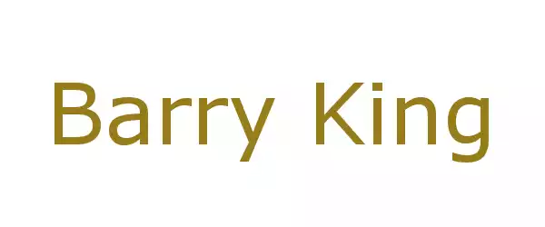 Producent Barry King