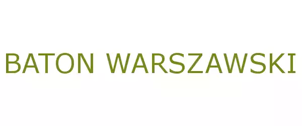 Producent BATON WARSZAWSKI