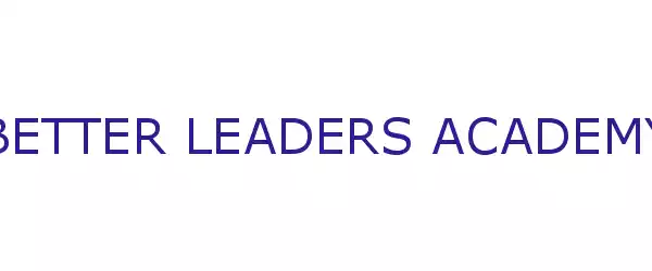 Producent BETTER LEADERS ACADEMY
