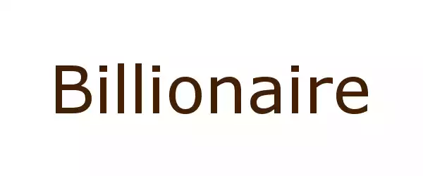 Producent Billionaire