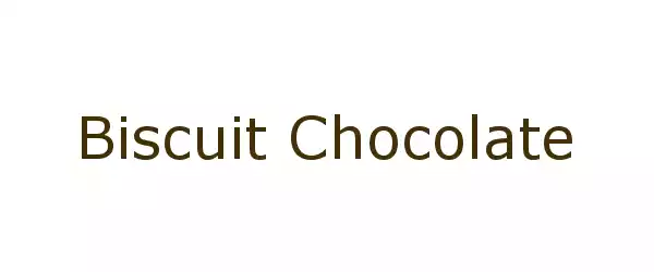 Producent Biscuit Chocolate
