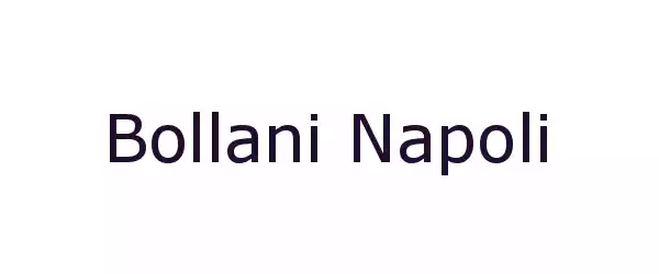 Producent Bollani Napoli