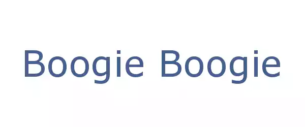 Producent Boogie Boogie