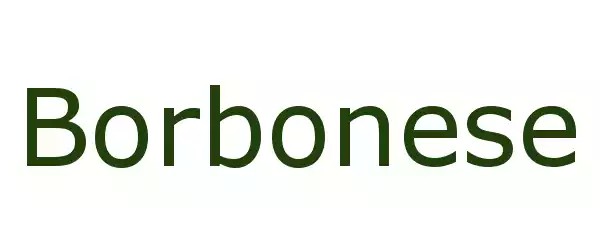 Producent Borbonese