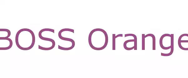 Producent BOSS Orange