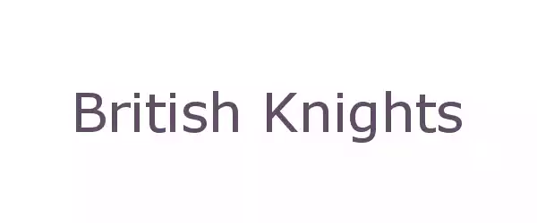 Producent British Knights
