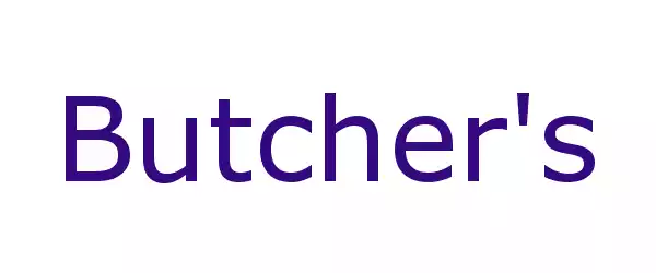 Producent Butcher's