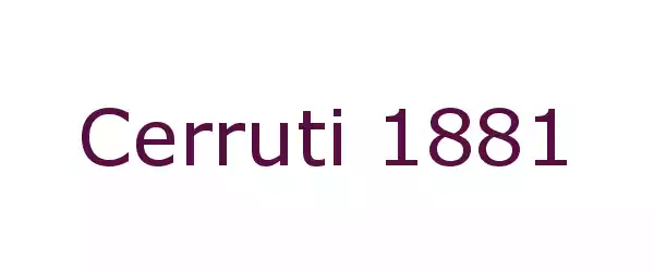 Producent Cerruti 1881