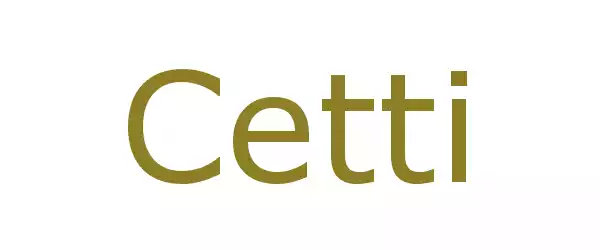 Producent Cetti