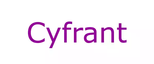 Producent Cyfrant