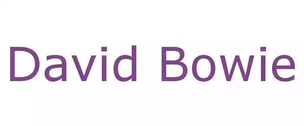 Producent David Bowie