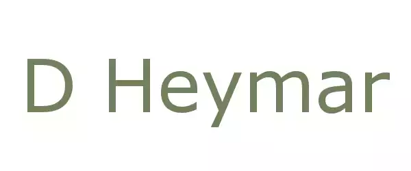 Producent D Heymar