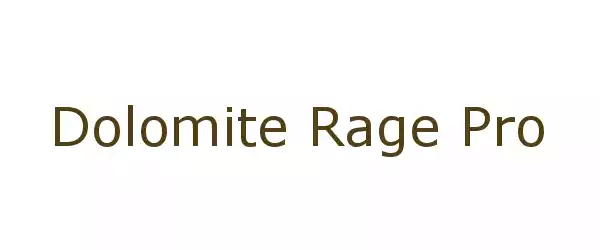 Producent Dolomite Rage Pro
