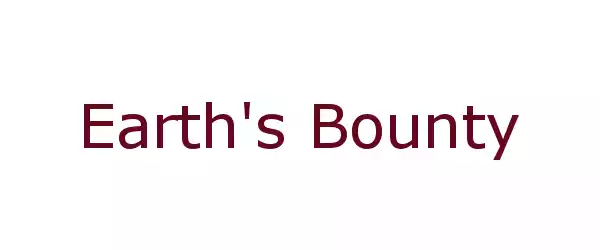 Producent Earth's Bounty