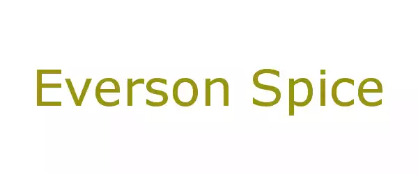 Producent Everson Spice