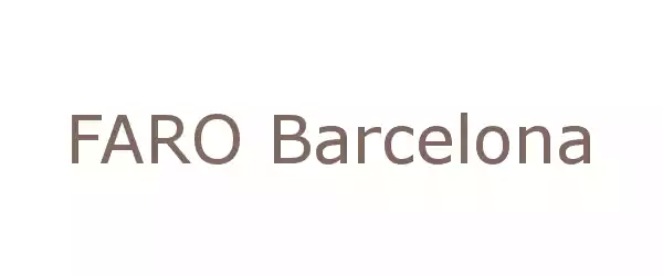 Producent FARO Barcelona