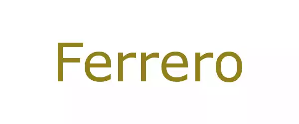 Producent Ferrero