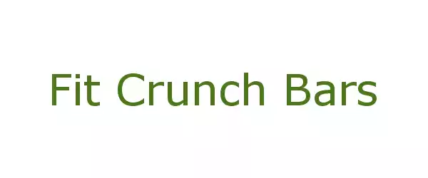 Producent Fit Crunch Bars