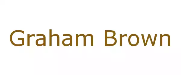 Producent Graham Brown