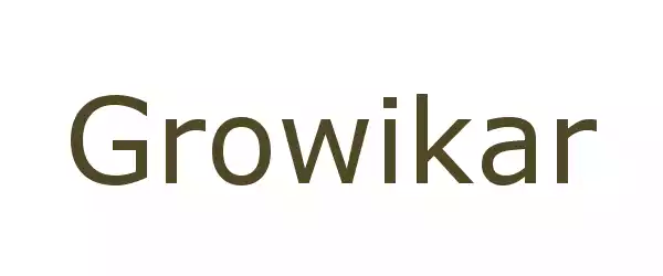 Producent Growikar