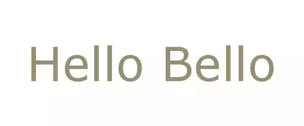 Producent Hello Bello