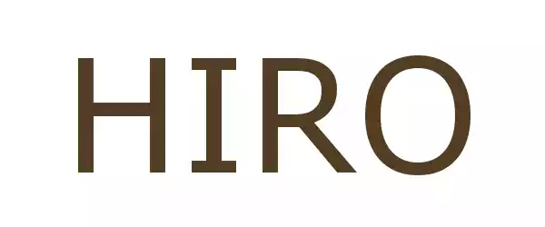 Producent HIRO