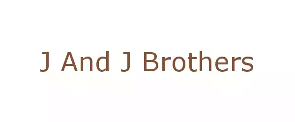 Producent J And J Brothers