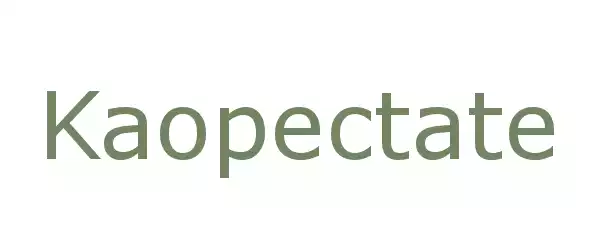 Producent Kaopectate