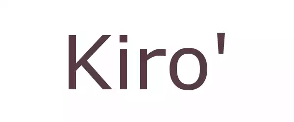 Producent Kiro'