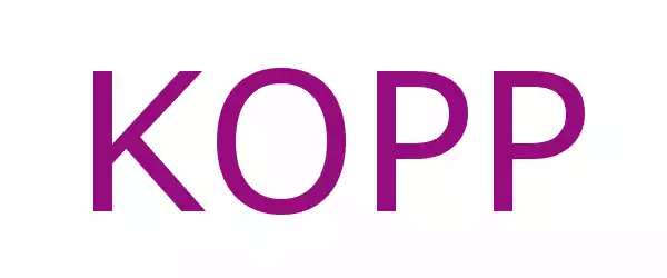 Producent KOPP