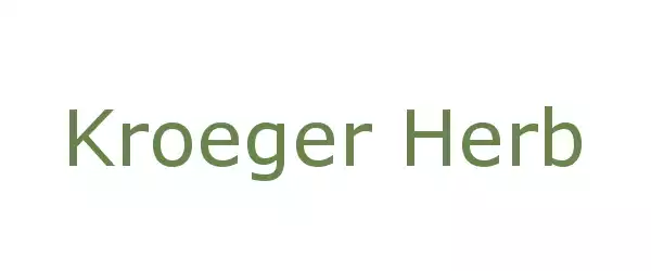 Producent Kroeger Herb