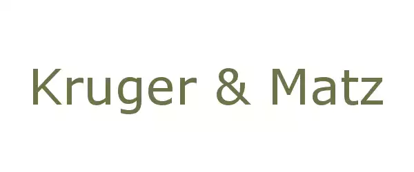 Producent Kruger & Matz