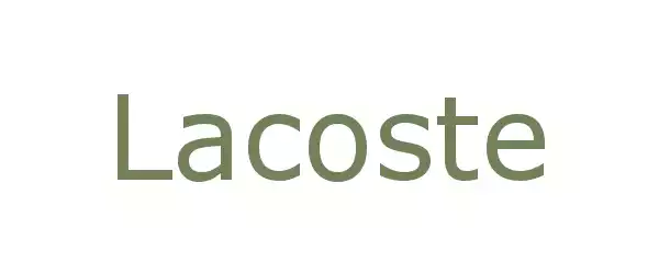 Producent Lacoste