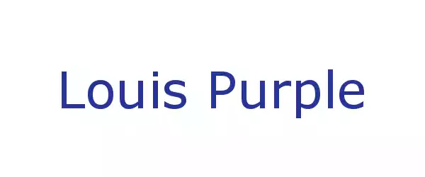 Producent Louis Purple