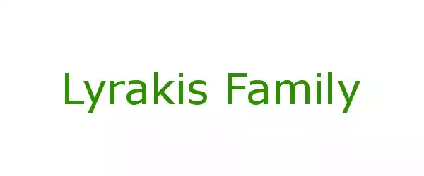 Producent Lyrakis Family