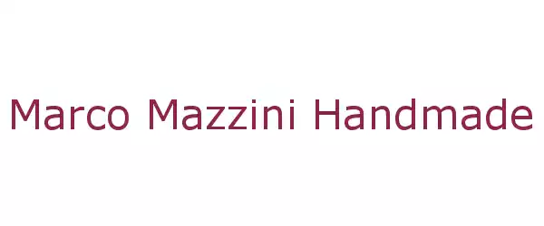 Producent Marco Mazzini Handmade